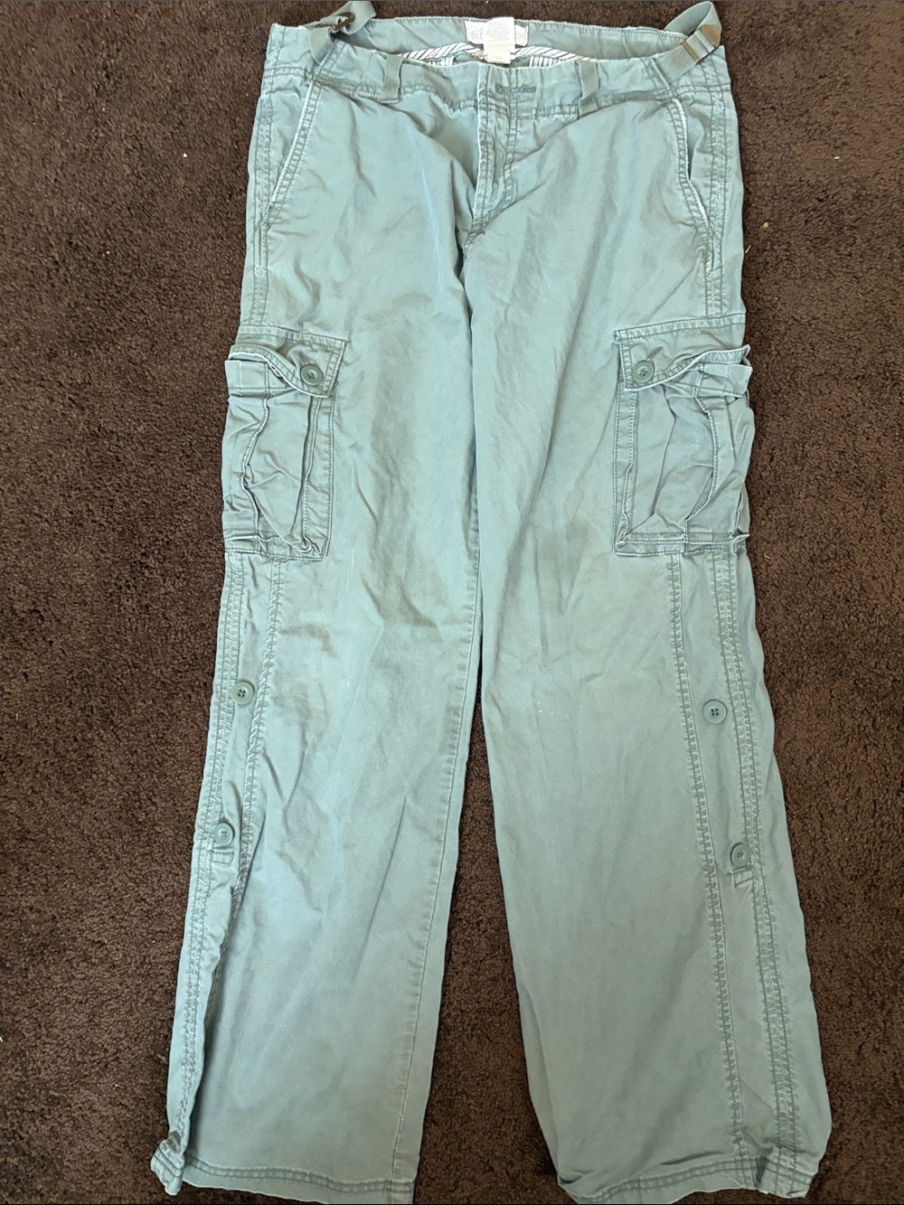Old Navy Light Sage Cargo Pants with Utility Pockets